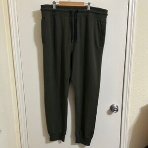 NWT Ivy Park Olive Green Cuffed Stretchy Sweatpants Joggers XL